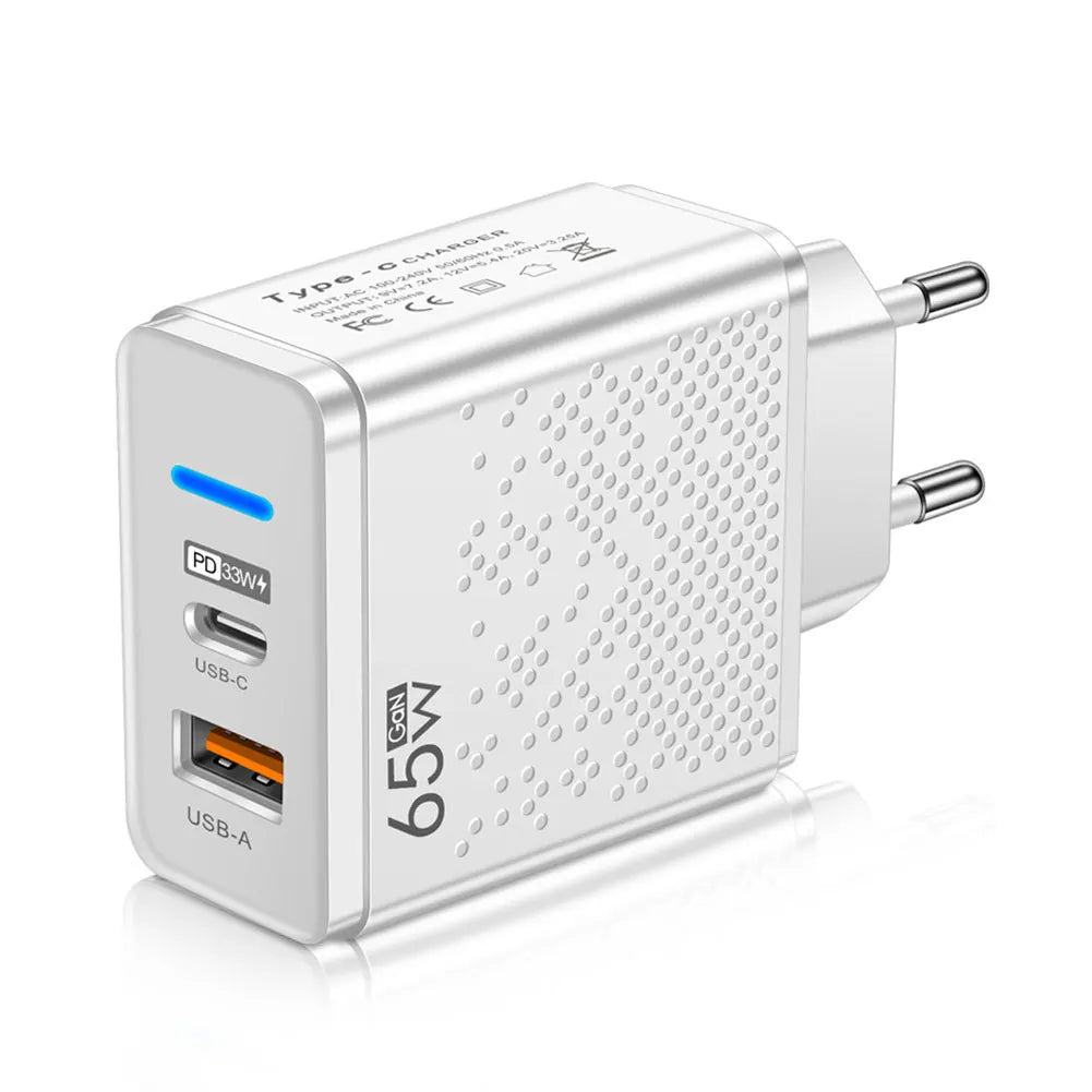 USB-A & C شاحن سريع محول عالية السرعة