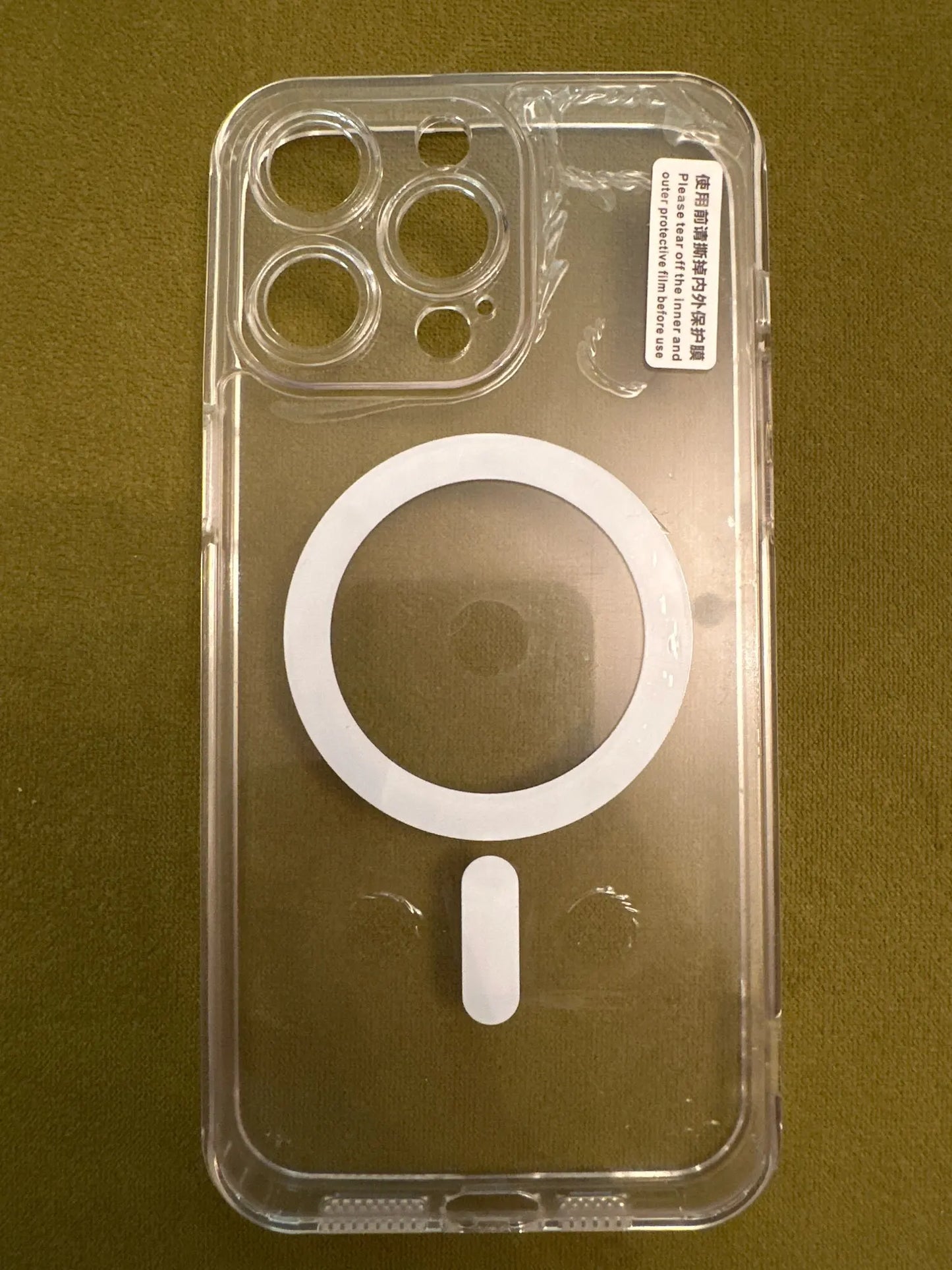 Transparentes magnetisches Originalgehäuse