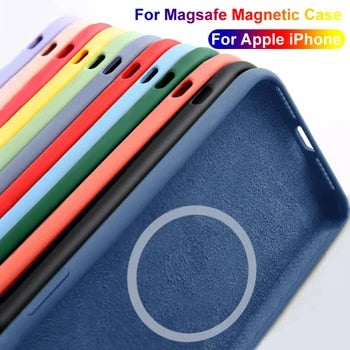 Magnetische flüssige Silikonhüllen für Telefone