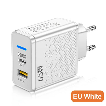 USB-A & C شاحن سريع محول عالية السرعة