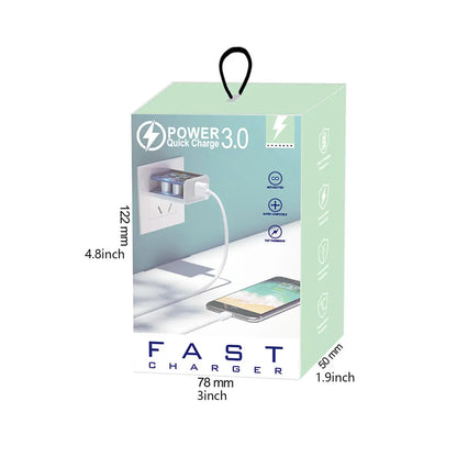 USB-A & C شاحن سريع محول عالية السرعة