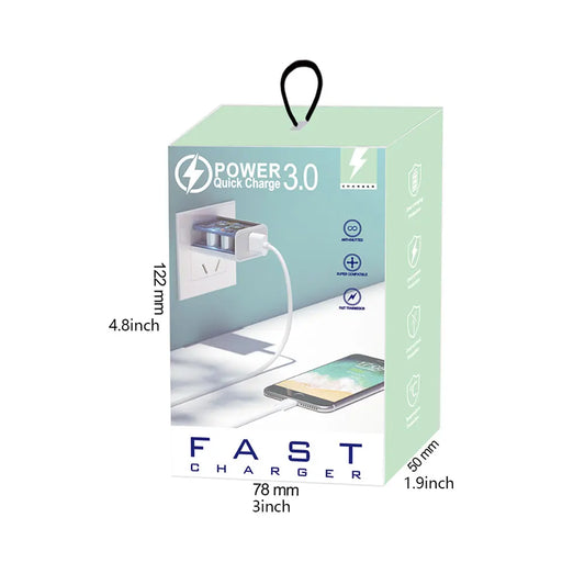 USB-A & C شاحن سريع محول عالية السرعة