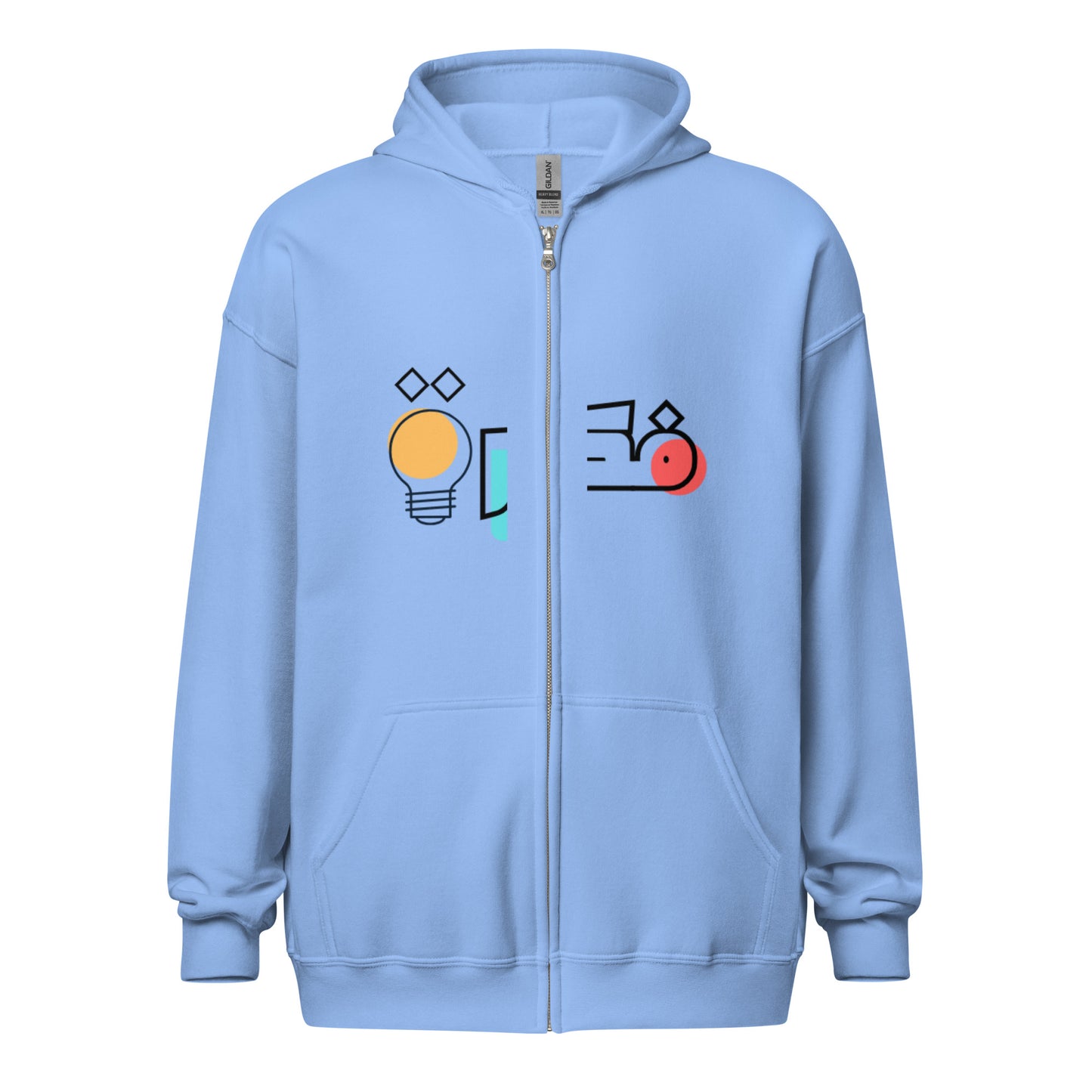 Unisex Heavy-Blend Zip Hoodie