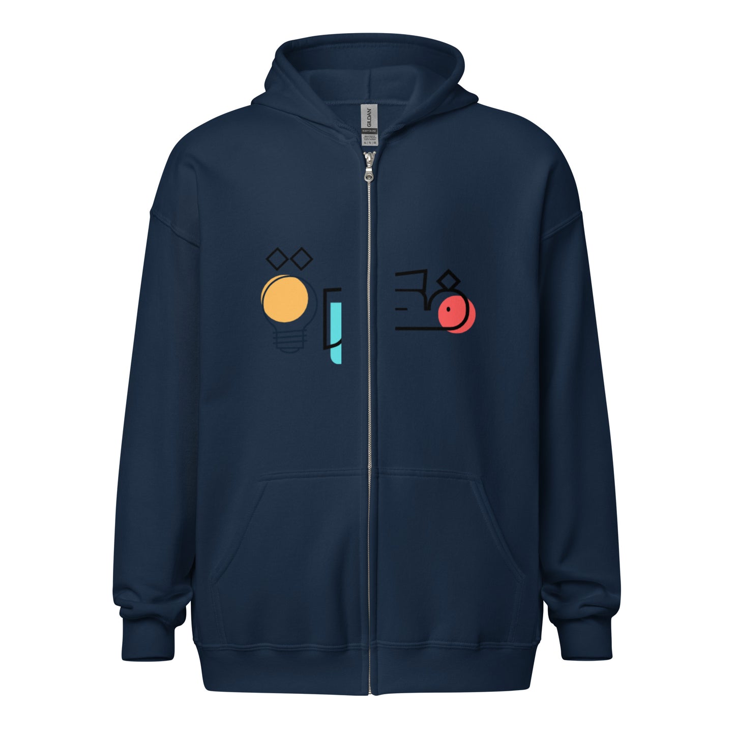 Unisex Heavy-Blend Zip Hoodie