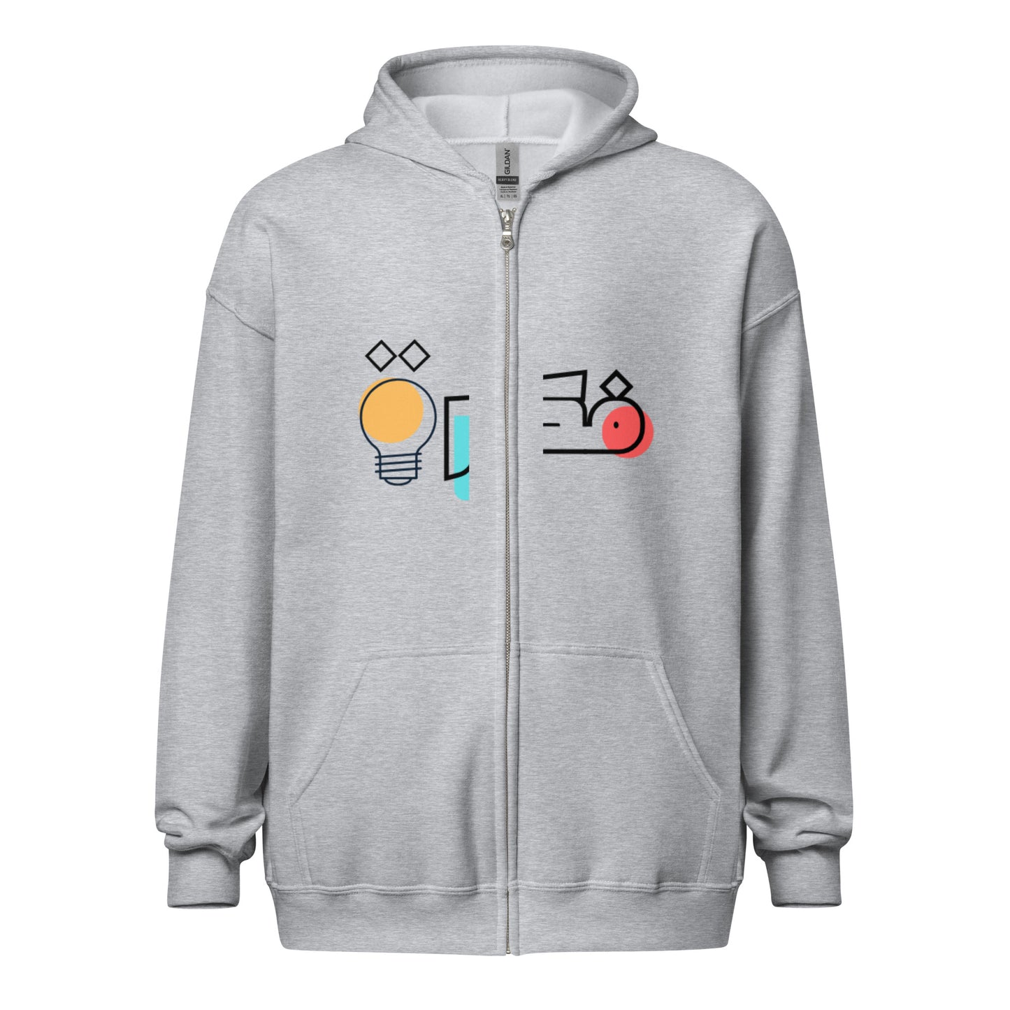 Unisex Heavy-Blend Zip Hoodie